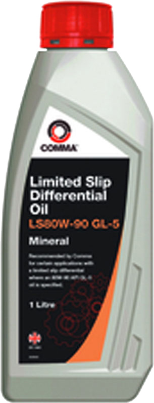 Олива трансмісійна COMMA LS Gear Oil 80W-90 GL5 1 л (LS80W901L)